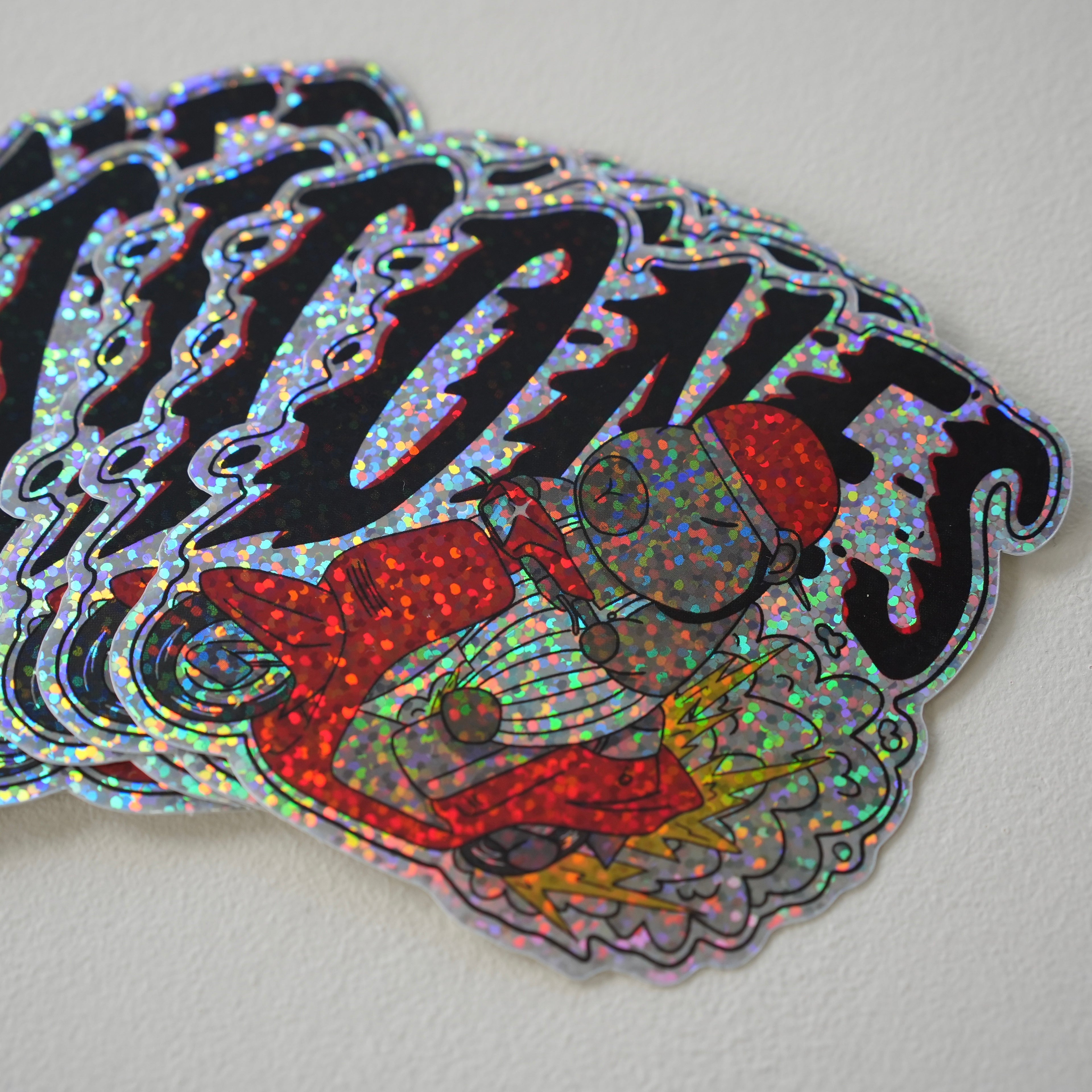 Miller Capybara Glitter Sticker