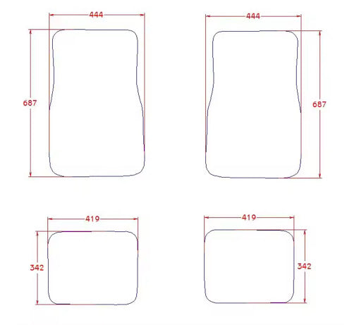 ONES Original Floor Mat Set