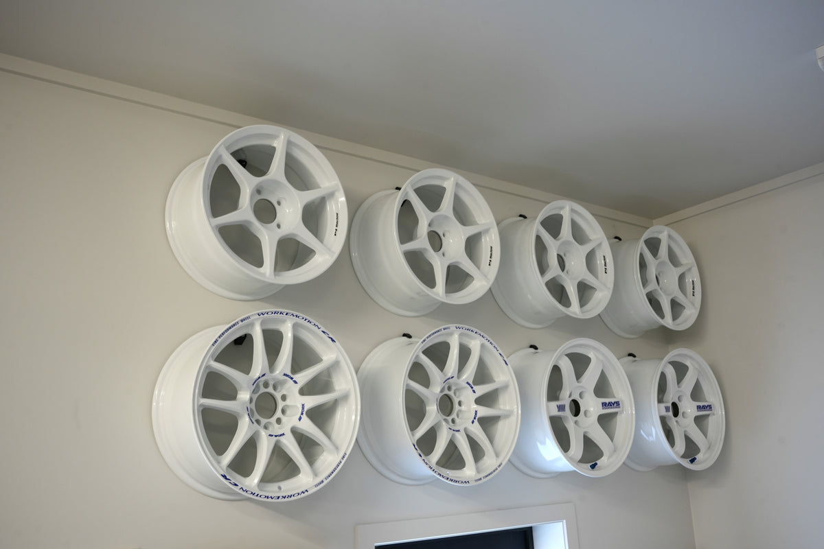 Ones Garage Wheel Display Hook 4 pack