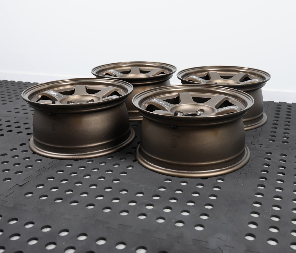 OG Volk Rays Te37 4x100 14x6.5 +15
