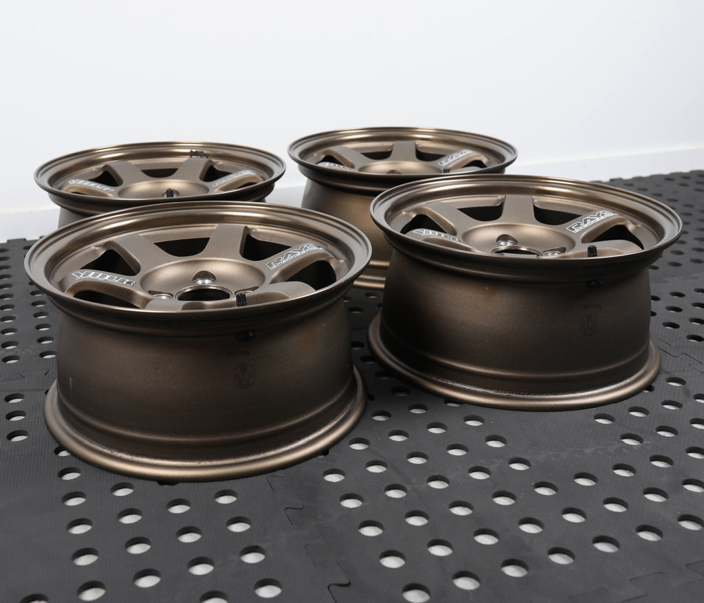 OG Volk Rays Te37 4x100 14x6.5 +15