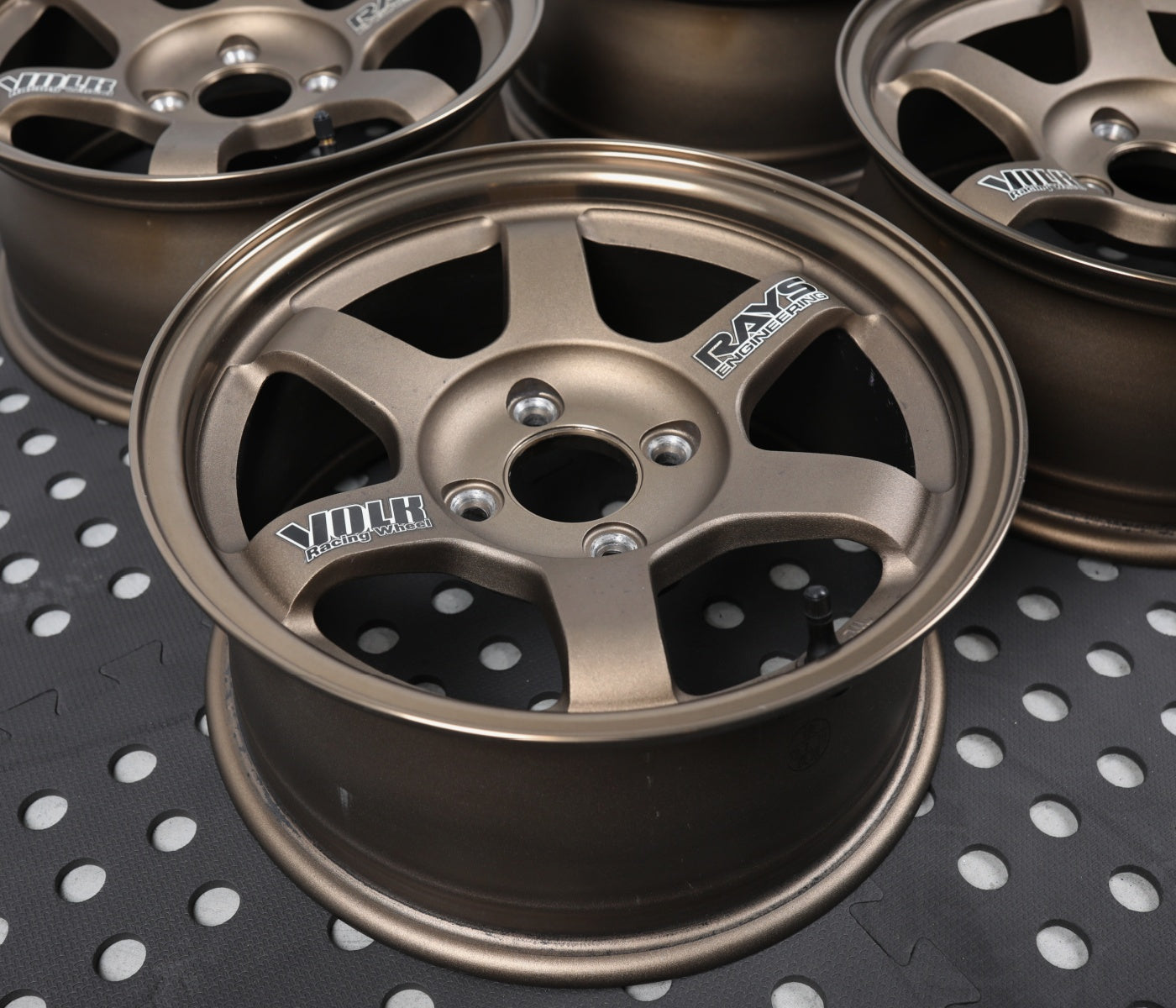 OG Volk Rays Te37 4x100 14x6.5 +15