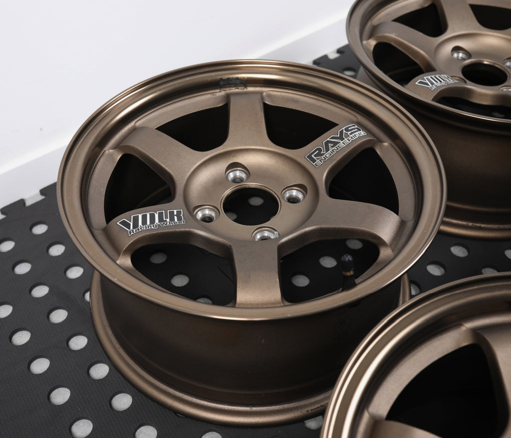 OG Volk Rays Te37 4x100 14x6.5 +15