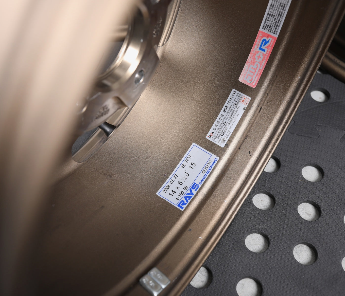 OG Volk Rays Te37 4x100 14x6.5 +15