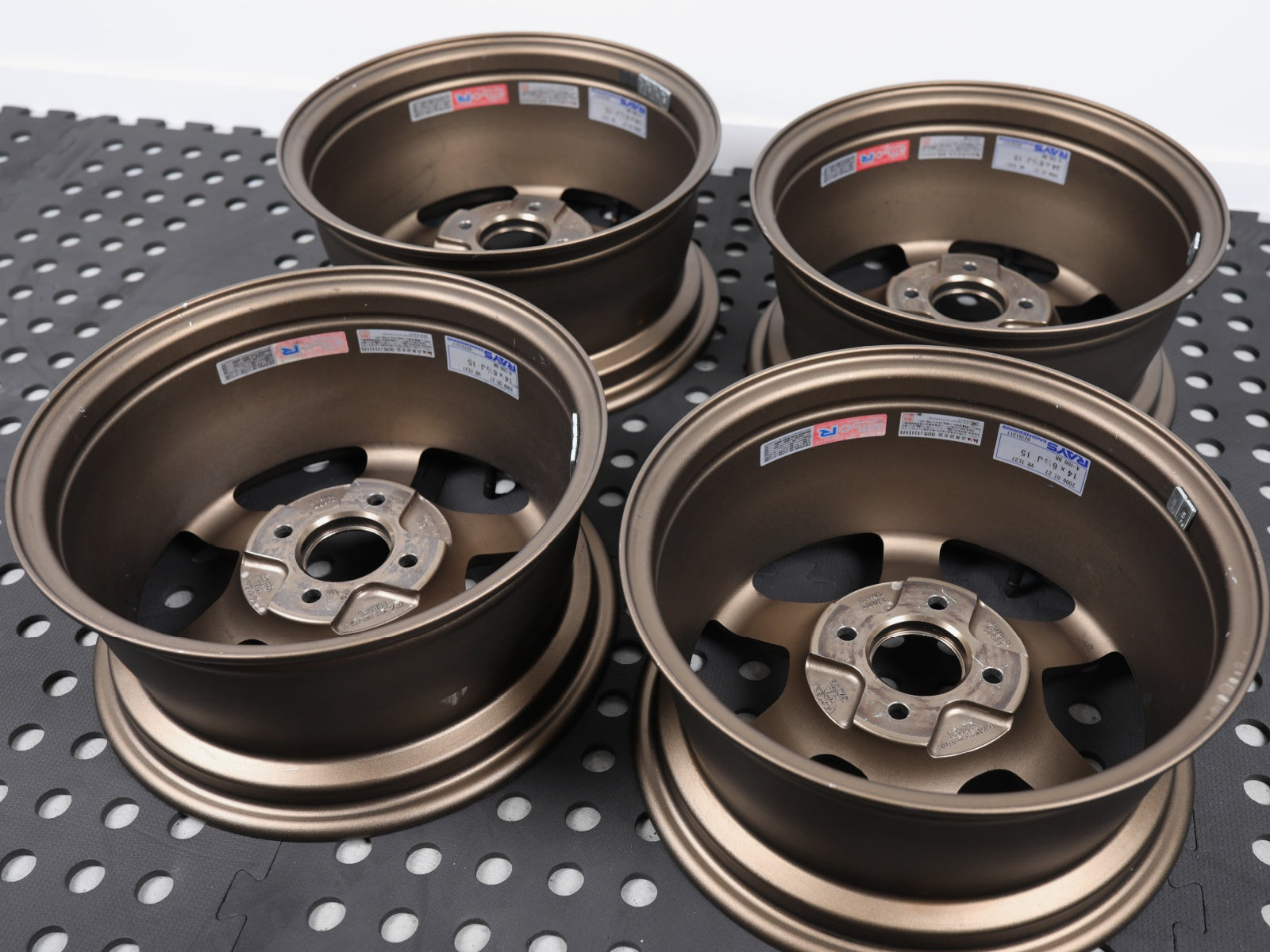 OG Volk Rays Te37 4x100 14x6.5 +15