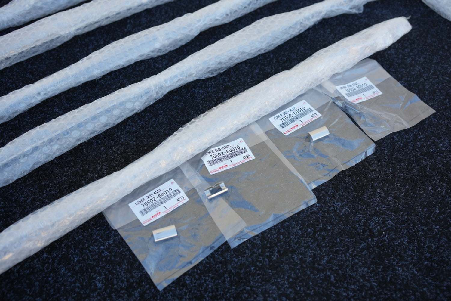 Landcruiser 60 series gutter chrome trim set *NEW